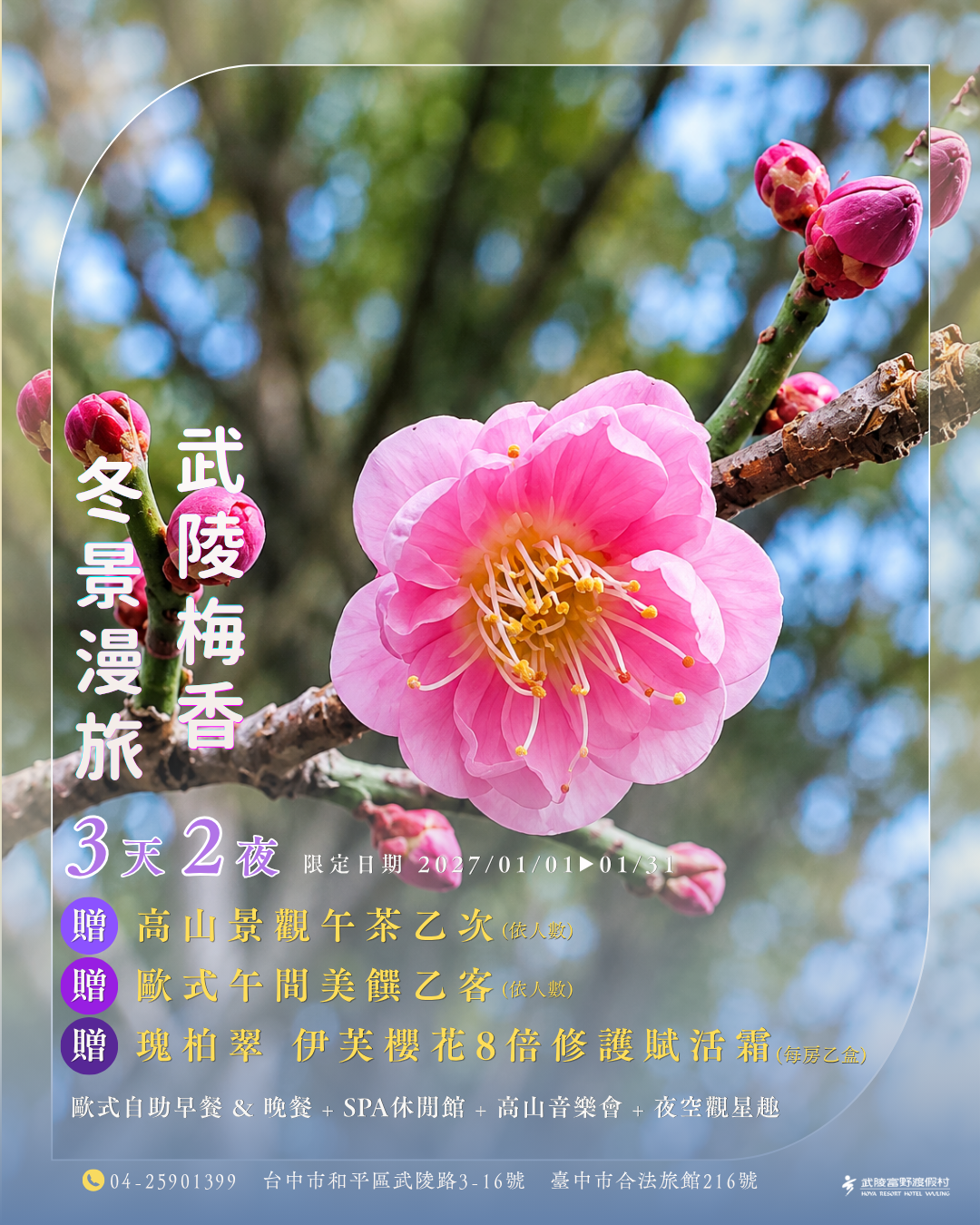 武陵梅香3天2夜